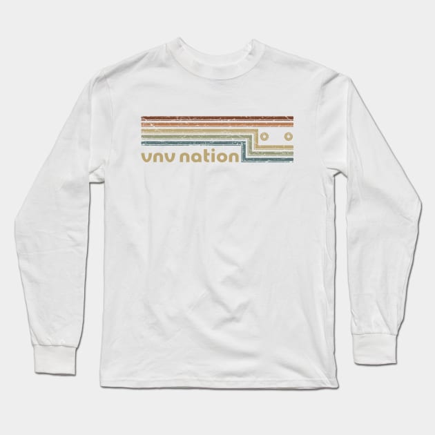 VNV Nation Cassette Stripes Long Sleeve T-Shirt by casetifymask